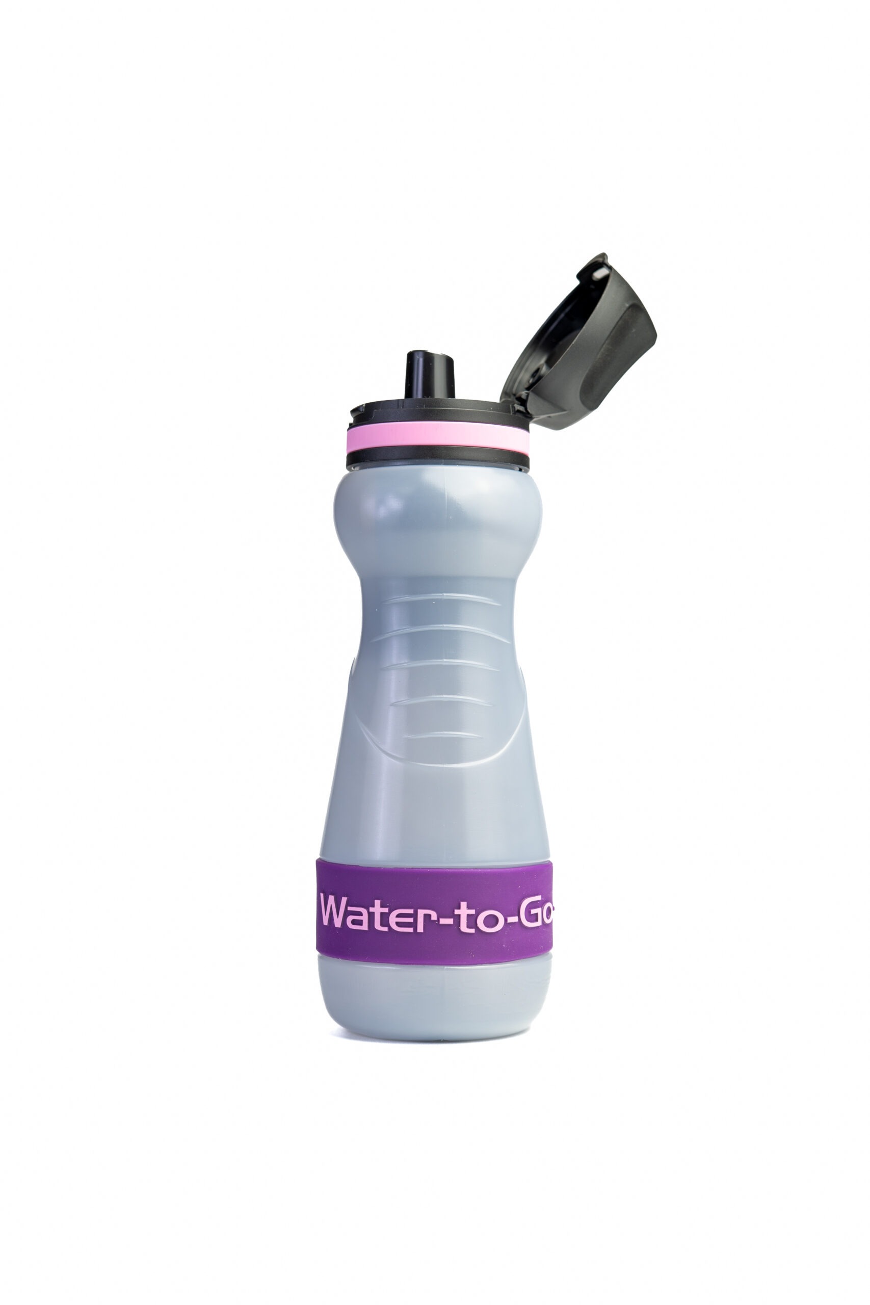 55cl Acai Filter Bottle with lid open